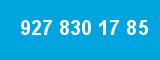 927 830 17 85